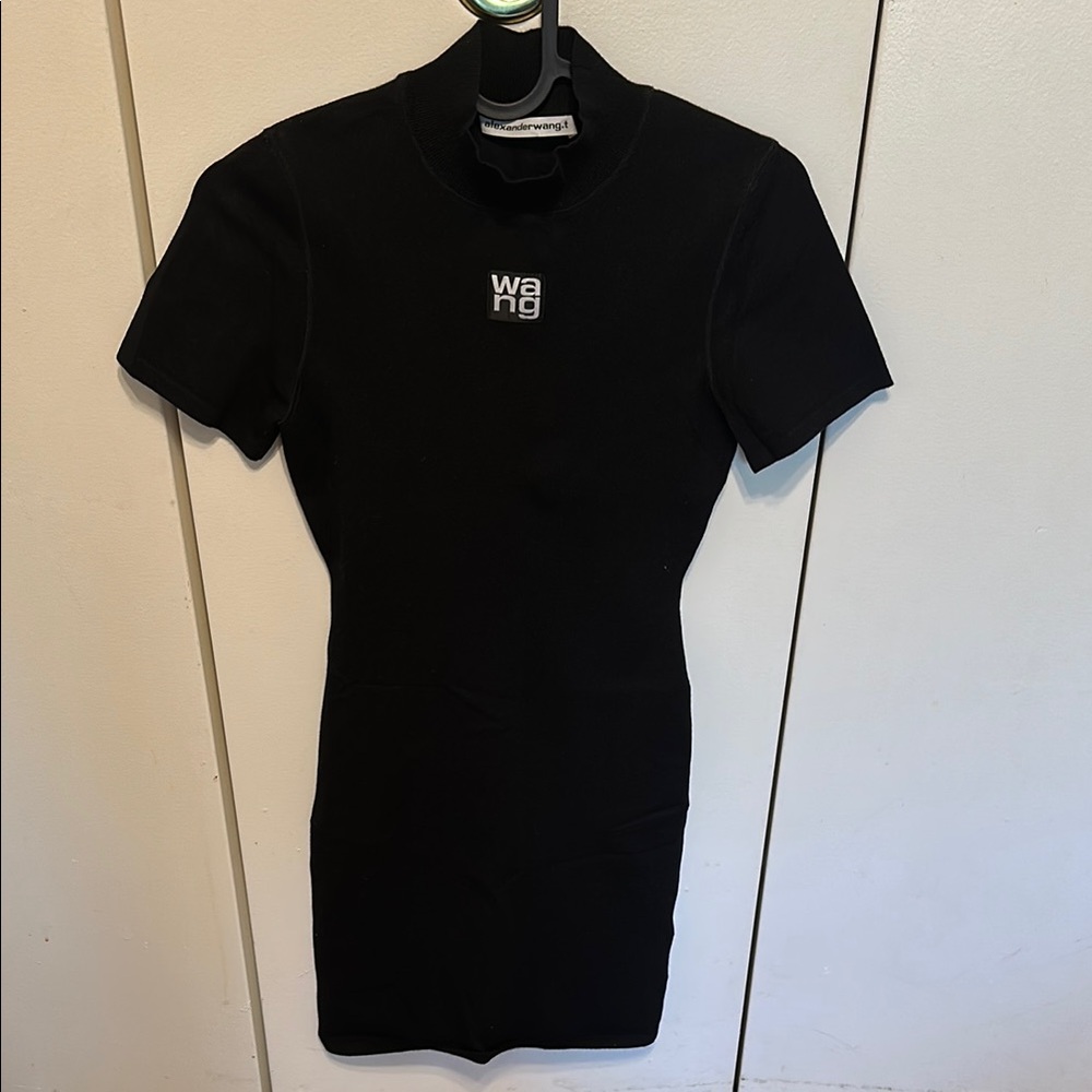 Alexander Wang Black Short Sleeve Dress